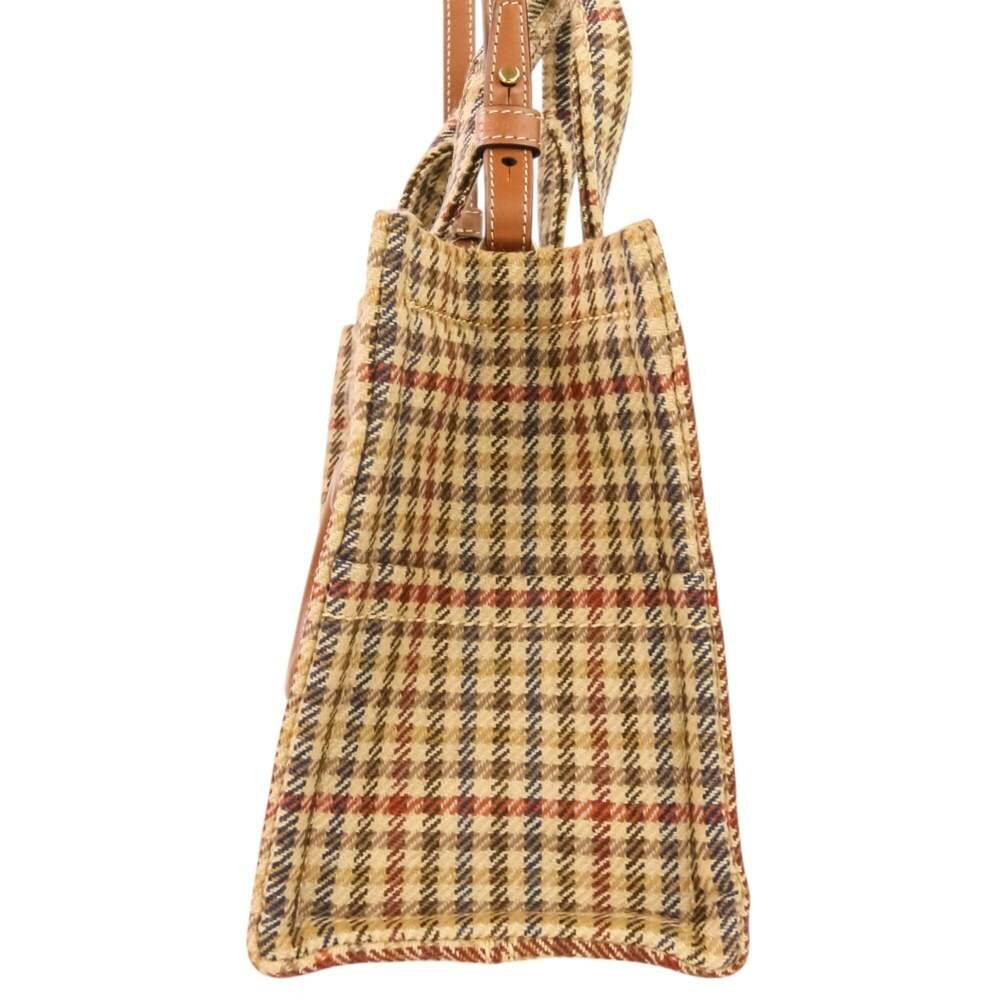 CELINE Triomphe Logo Small Cabas Thais Tweed 2-Way Shoulder Bag 199162EP8.14M... - Picture 4 of 12